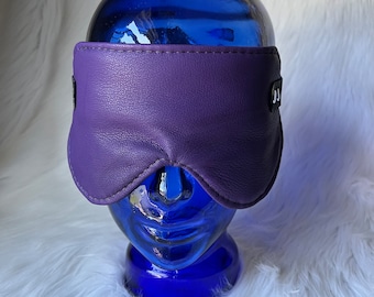 Leather Blindfold, Sensory Play, Blindfold, Kink Blindfold, Sensual Kink, Sensory Deprivation