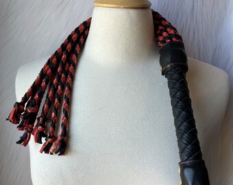 Leather Flogger, Leather Whip, BDSM Flogger, Flogger, Fetish Flogger, Stingy Floggers, Kink Flogger, Discipline Flogger, Cat of 9 Tails