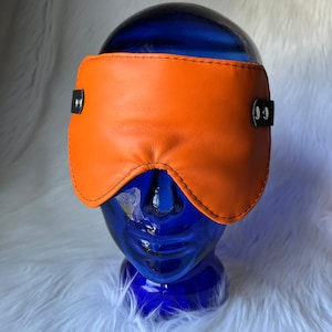 Leather Blindfold, Sensory Play, Blindfold, Kink Blindfold, Sensual Kink, Sensory Deprivation