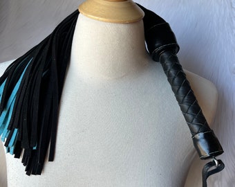 Leather Flogger, Leather Whip, BDSM Flogger, Flogger, Fetish Flogger, Thuddy Floggers, Kink Flogger, Dscipline Flogger, Woven Flogger