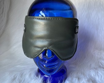 Leather Blindfold, Sensory Play, Blindfold, Kink Blindfold, Sensual Kink, Sensory Deprivation