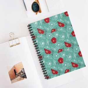Camellia Flowers - Lined Journal