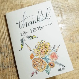Thankful For You Card | Blank Card