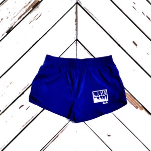 Navy, Athletic Shorts, Moisture Wicking, Live More,  Beach Volleyball Shirts, Hiking, Trail Walking Shorts