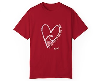 Love you to the sea and back Comfort Colors Unisex Garment-Dyed T-shirt, Valentine's Day Gift, Ocean Lover Gift, Gift for her, Gift for him