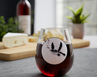Sea Turtle Stemless Wine Glass, 11.75oz