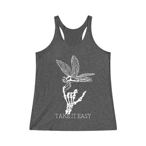 Take It Easy - Women&#39;s Tri-Blend Racerback Tank