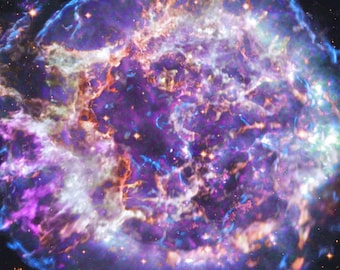Impresión artística de Rayos X de Chandra: Galaxia del Universo - Telescopio James Webb