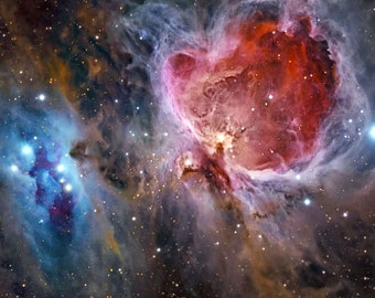 Orion Nebula James Webb Space Telescope Wall Art NASA Telescope Hubble JWST Telescope