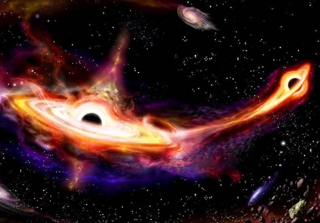 Quasar Universe Galaxies James b Space Telescope Wall Art NASA Telescope Hubble JWST