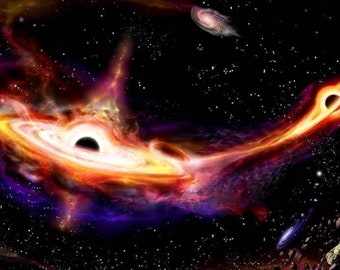 Quasar Universe Galaxies James Webb Space Telescope Wall Art NASA Telescope Hubble JWST Telescope 1