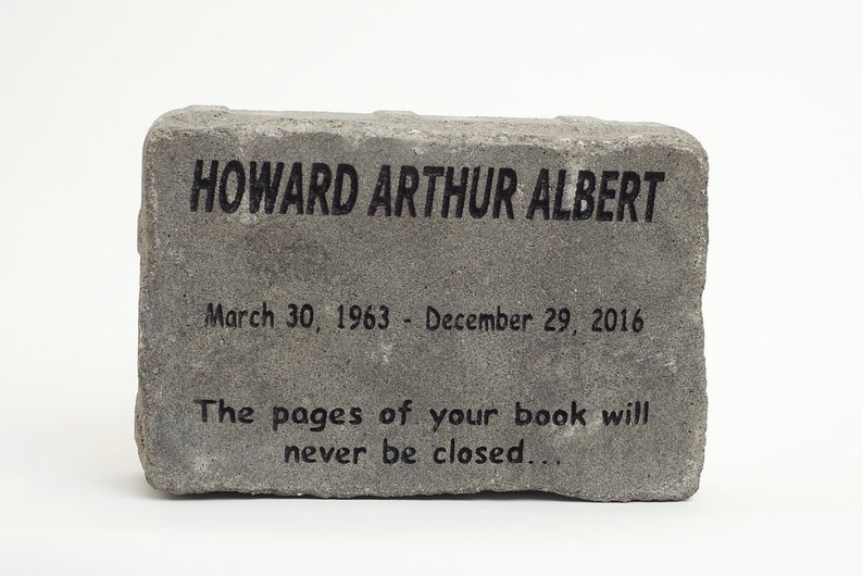 PERSONALIZED Memorial Stone // Memory Stone // Remembrance // - Etsy