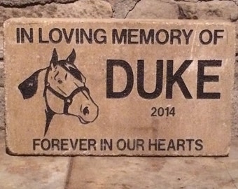 PERSONALIZED Pet Memorial Stone // Engraved Stone // Customized // Grave Marker // Headstone // Garden Stone // Gift // 8x14