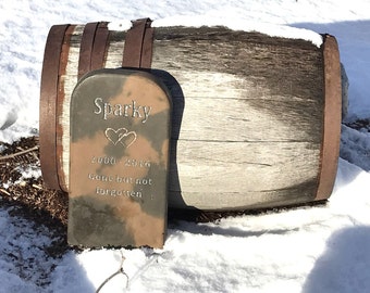 PERSONALIZED Pet Memorial Stone // Engraved Stone // Customized // Grave Marker // Headstone // Garden Stone // Gift