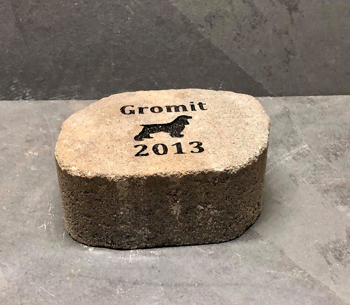 ITODA Pierre Tombale Photo Personnalisée Plaque Funéraire Personnalisable Ardoise Avec Image