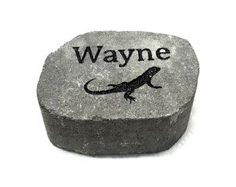 PERSONALIZED Pet Memorial Stone // Engraved Stone // Customized // Grave Marker // Headstone // Garden Stone // Gift // 5x4