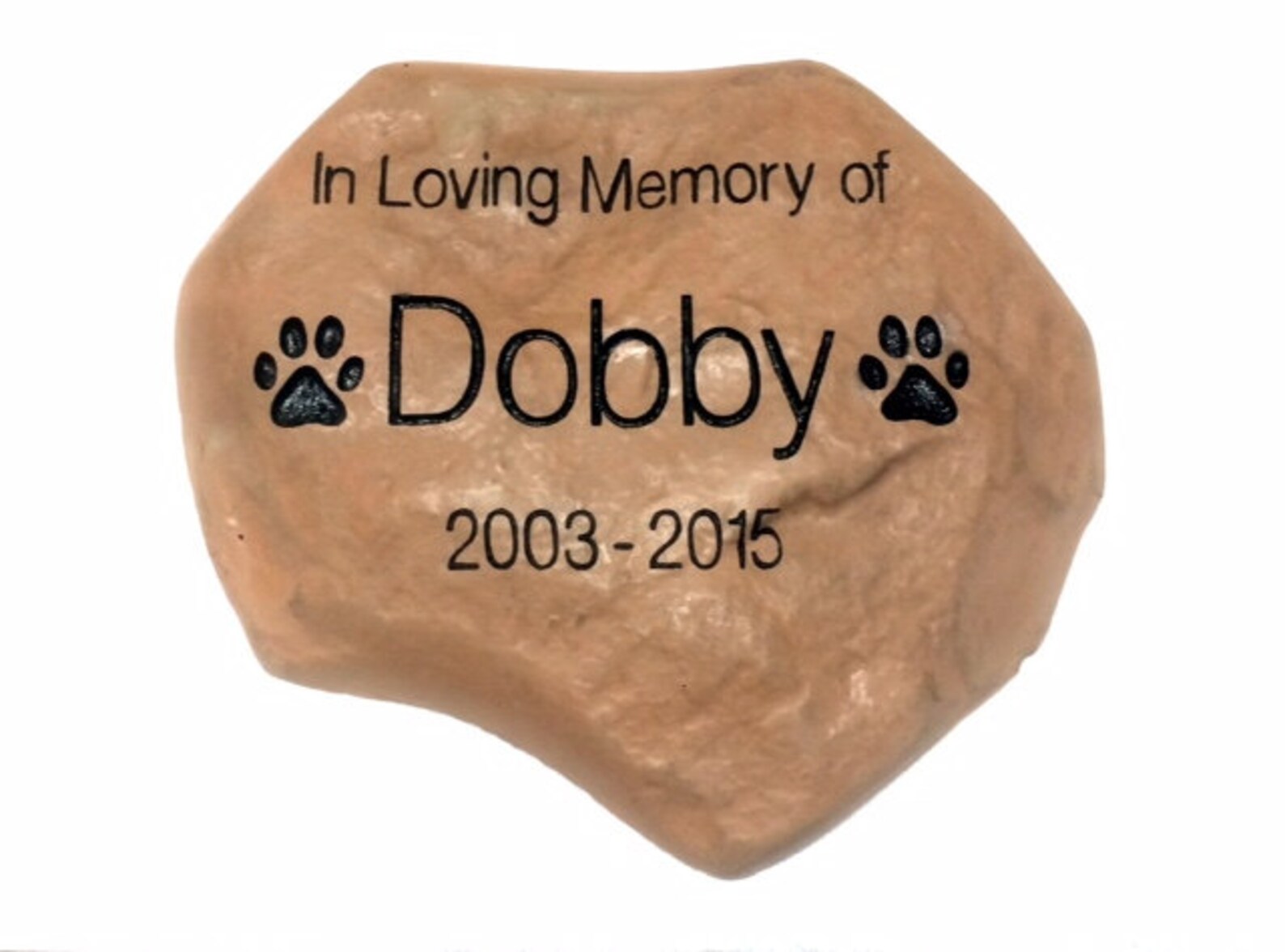 PERSONALIZED Pet Memorial Stone // Engraved Stone // Etsy