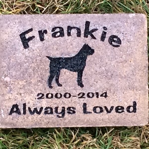PERSONALIZED Pet Memorial Stone // Engraved Stone // Customized // Grave Marker // Headstone // Garden Stone // Gift // 7x8