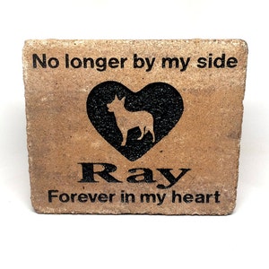 PERSONALIZED Pet Memorial Stone // Engraved Stone // Customized // Grave Marker // Headstone // Garden Stone // Gift // 7x8