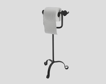 Free standing toilet paper holder