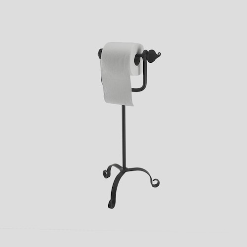 Free Standing Toilet Roll Holder With Base and Shelf Etsy