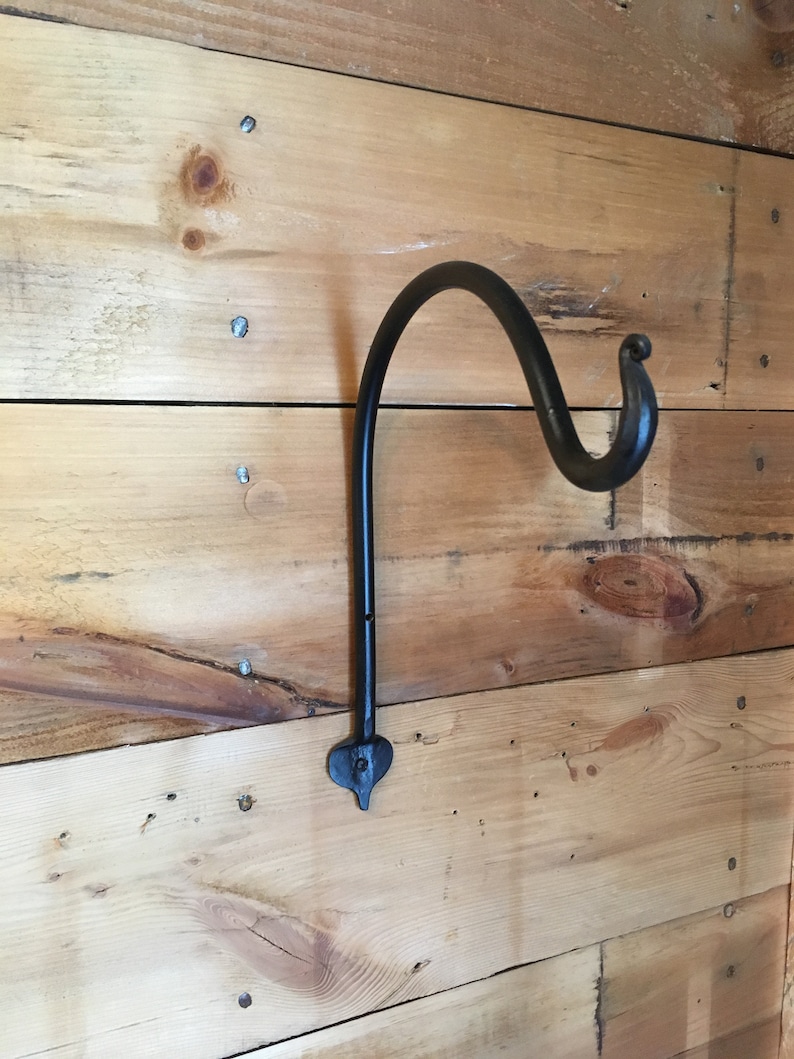 Hand Hammered Wall Mount Plant Hanger Etsy