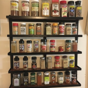 Hand Made Pull Out Spice Rack by Noble Brothers Custom Furniture