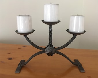 Candle holder triple