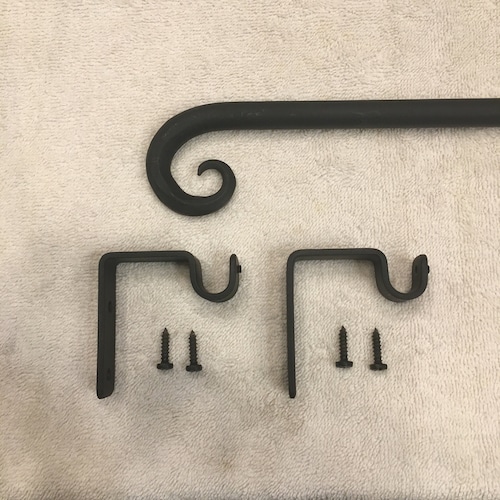 Custom Length Curtain Rods Etsy