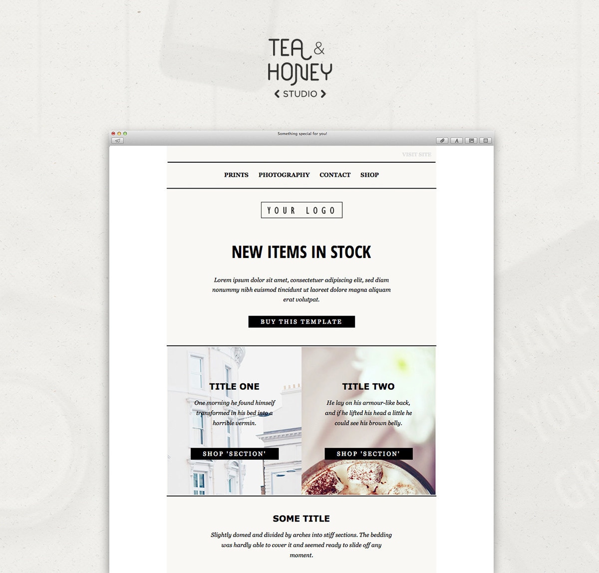 Mailchimp Email Template Sales Responsive HTML Email Modern - Etsy