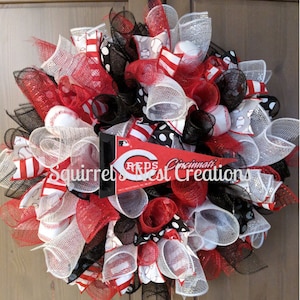 Sports Team Multi-color Mesh Wreath