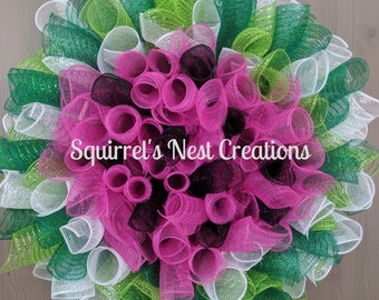 Deco Mesh Watermelon DIY Wreath-making Kit