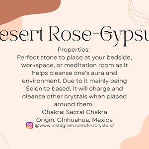 Desert Rose Gypsum Clusters | Selenite Desert Rose | Desert Rose Crystal | Desert Rose Cluster | Raw Crystal| Selenite bild 6