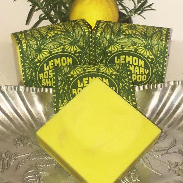 Lemon Rosemary Big Shampoo Bar
