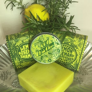 Lot de soins capillaires au citron et au romarin image 1