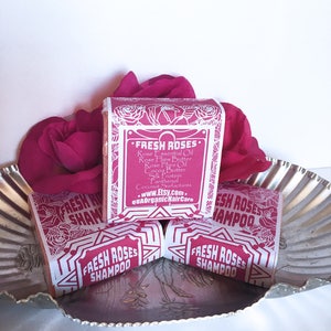 Fresh Roses Shampoo Bar - Hydrating Blend