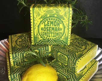 Lemon Rosemary Conditioner Bar - Freshening Blend