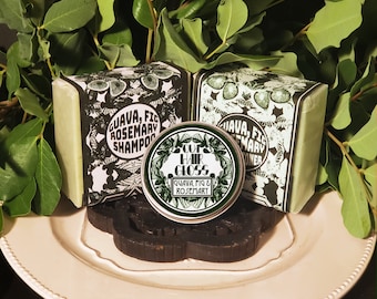 Grand lot de soins capillaires goyave figue romarin