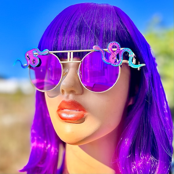 Snake Sunglasses Snake Sunglasses – Rave Fashion Goddess main image 4