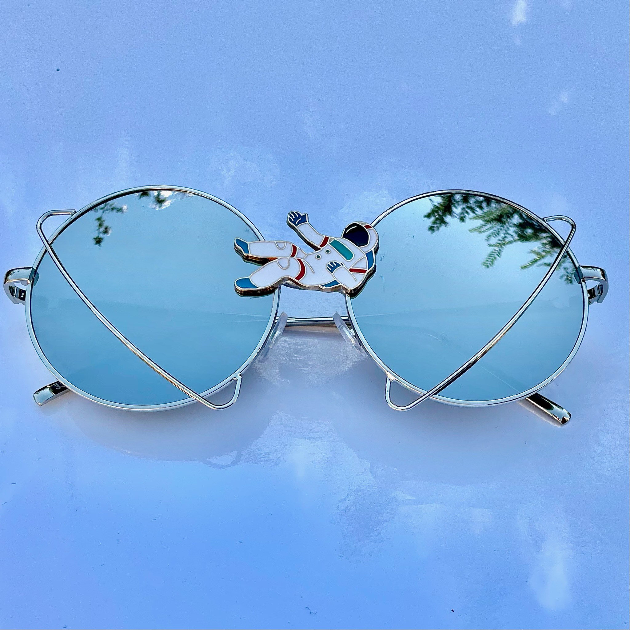Saturn Planet Astronaut Space Sunglasses Glasses Rave Festival EDC EDM Alien Ufo Futuristic Cyberpunk Mens Sunglasses Rave Accessories  main image 2