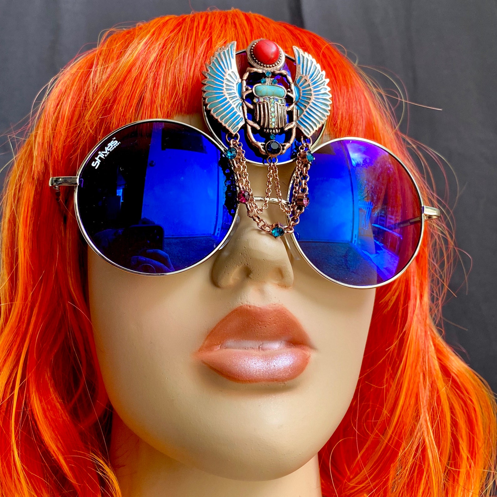 Third Eye Sunglasses Rave Festival Outfit Shades Glasses Psychedelic ...