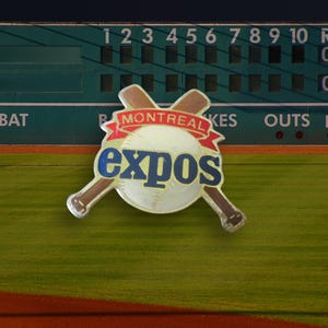 Vintage Montreal Expos Collectable 1990&#39;s MLB Licensed Lapel/ Hat Pin