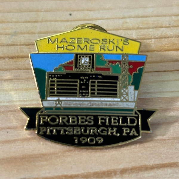 Vintage Pittsburgh Pirates Forbes Field "Mazeroski's Home Run" 1909 Collectable MLB Lapel/ Hat Pin