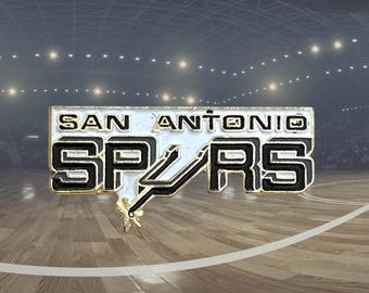 Vintage San Antonio Spurs 1980's NBA Basketball Pin
