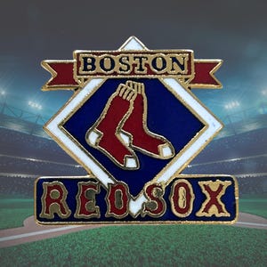 Boston Red Sox Vintage 1980s MLB Baseball Pin