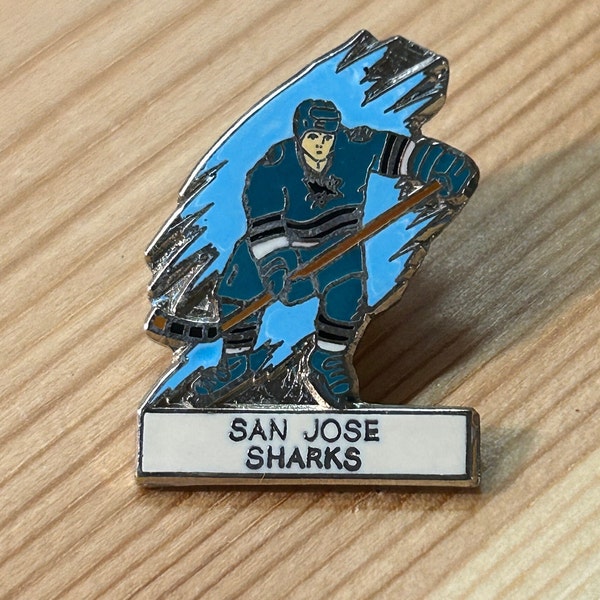 Vintage San Jose Sharks NHL Hockey Lapel/ Hat Pin