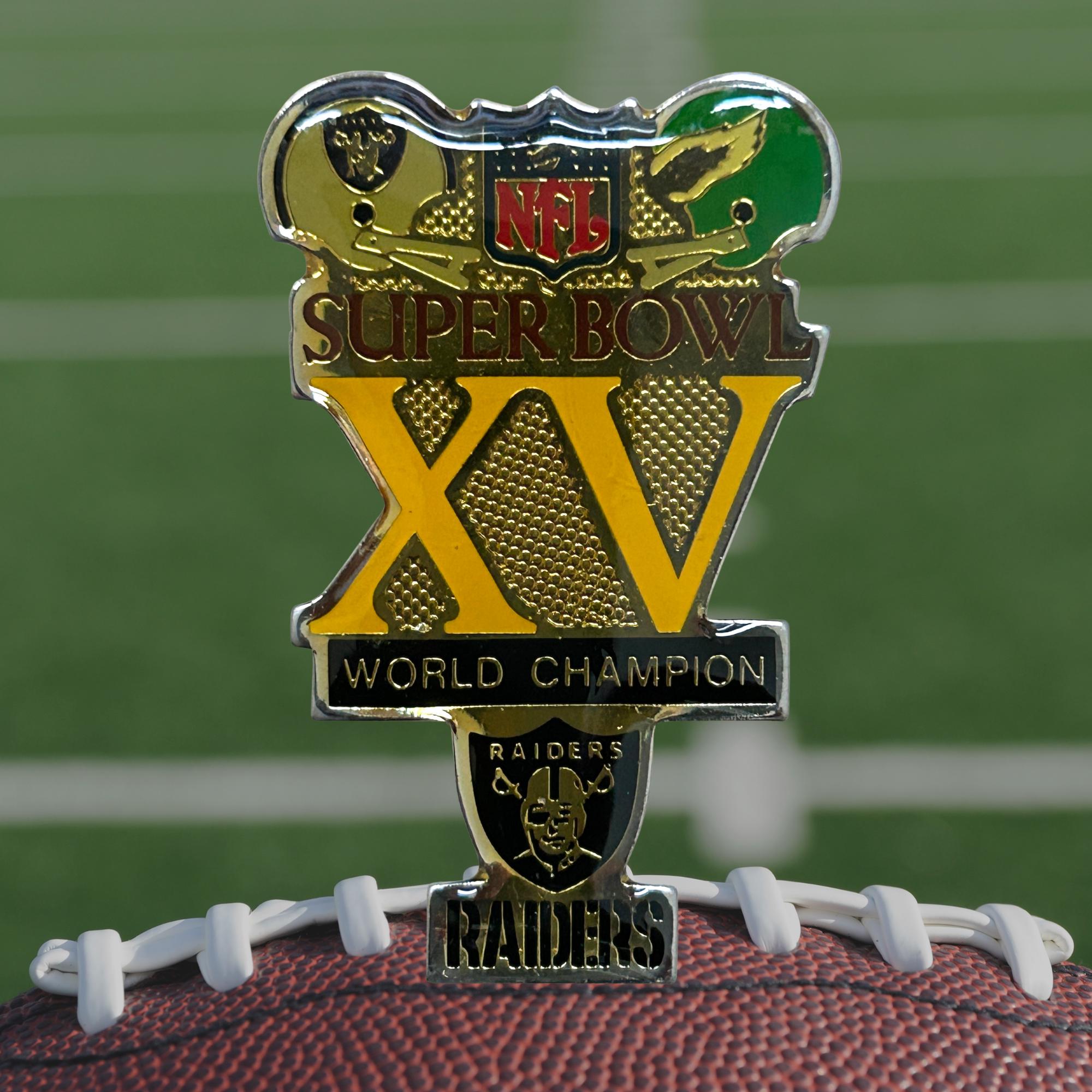 Vintage Oakland Raiders Super Bowl XV Champions Lapel Pin - Etsy