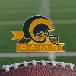 Vintage Los Angeles Rams 1980's NFL Football Helmet Lapel/ Hat Pin