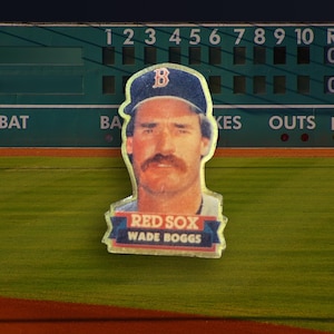 Vintage Wade Boggs Boston Red Sox 1990 Baseball MLB Lapel/ Hat Pin