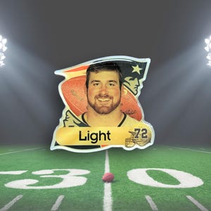 Vintage New England Patriots Matt Light NFL Football Lapel/ Hat Pin